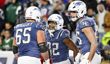 TreVeyon Henderson’s TD hat trick lifts Pats to victory – NBC Sports Boston