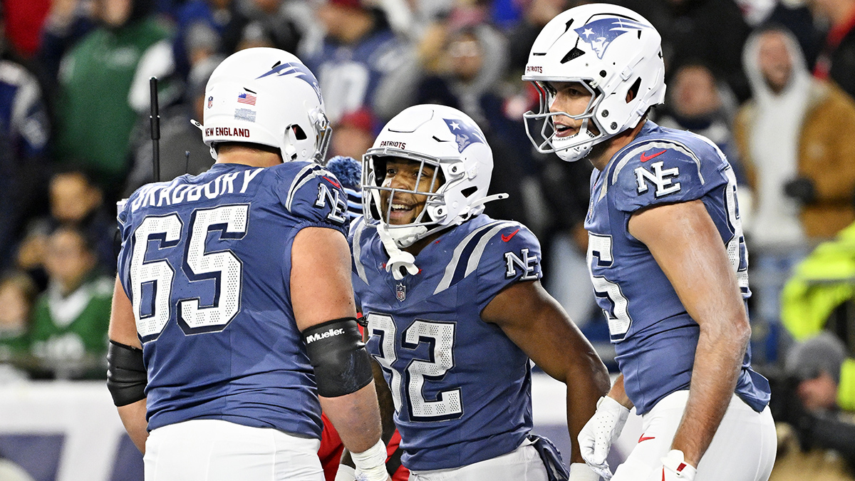 TreVeyon Henderson’s TD hat trick lifts Pats to victory – NBC Sports Boston