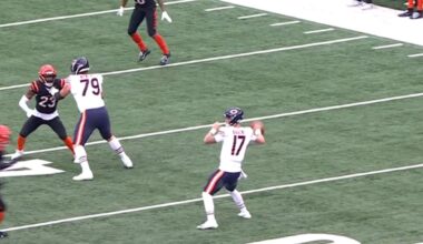 Try Not To Cry Hearing Story Behind Tyson Bagent's Trick Play Vs. Bengals