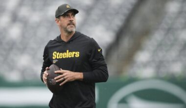Pittsburgh Steelers' Aaron Rodgers full participant in practice ahead of Bills game