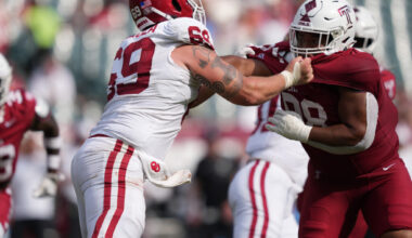 OU linebacker Owen Heinecke