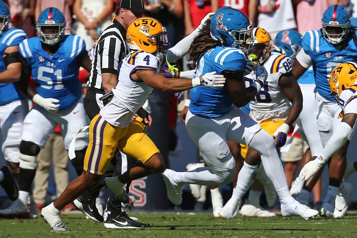 Mansoor Delane, cornerback, LSU Tigers, 2026 NFL Draft Prospect