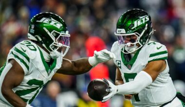 Breece Hall chides Jets beat reporter over 'pathetic move' with Justin Fields