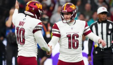 Commanders Cut K Matt Gay