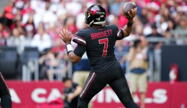 Arizona Cardinals QB Jacoby Brissett.