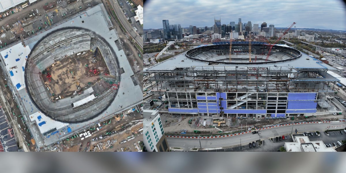 New Nissan Stadium’s ‘ring beam’ is complete in Nashville