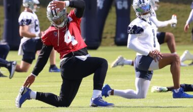 Why the Dallas Cowboys have practiced outside this week despite wet weather