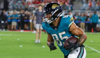 Jacksonville Jaguars activate TE Brenton Strange ahead of game vs. Arizona Cardinals