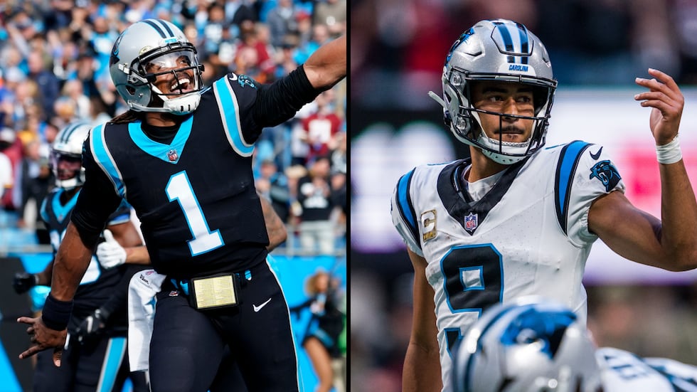 Panthers legend Cam Newton said he was "proud of" Bryce Young after Young broke his...