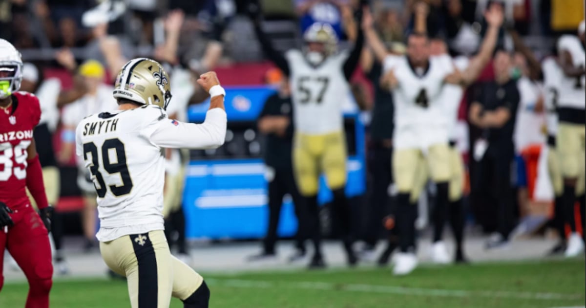 Down goalkeeper Charlie Smyth set to make NFL debut for New Orleans Saints – The Irish News