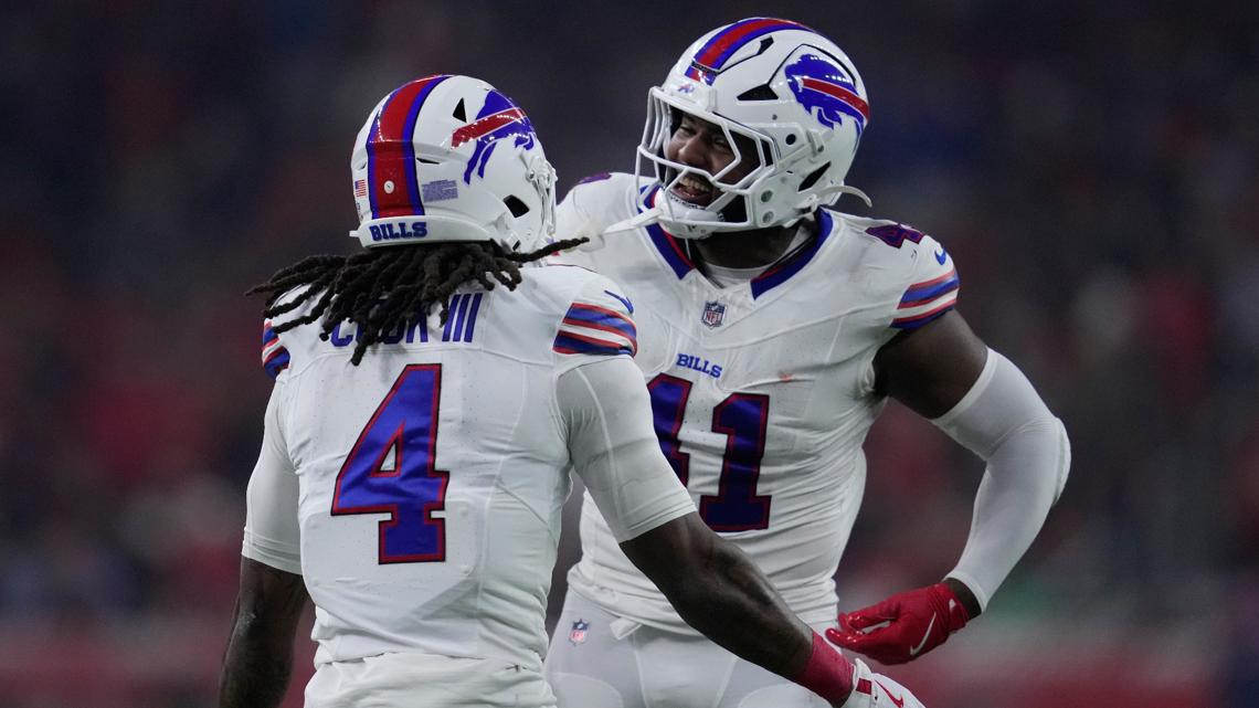 Bills player fined for helmet use following a Week 12 loss at Houston