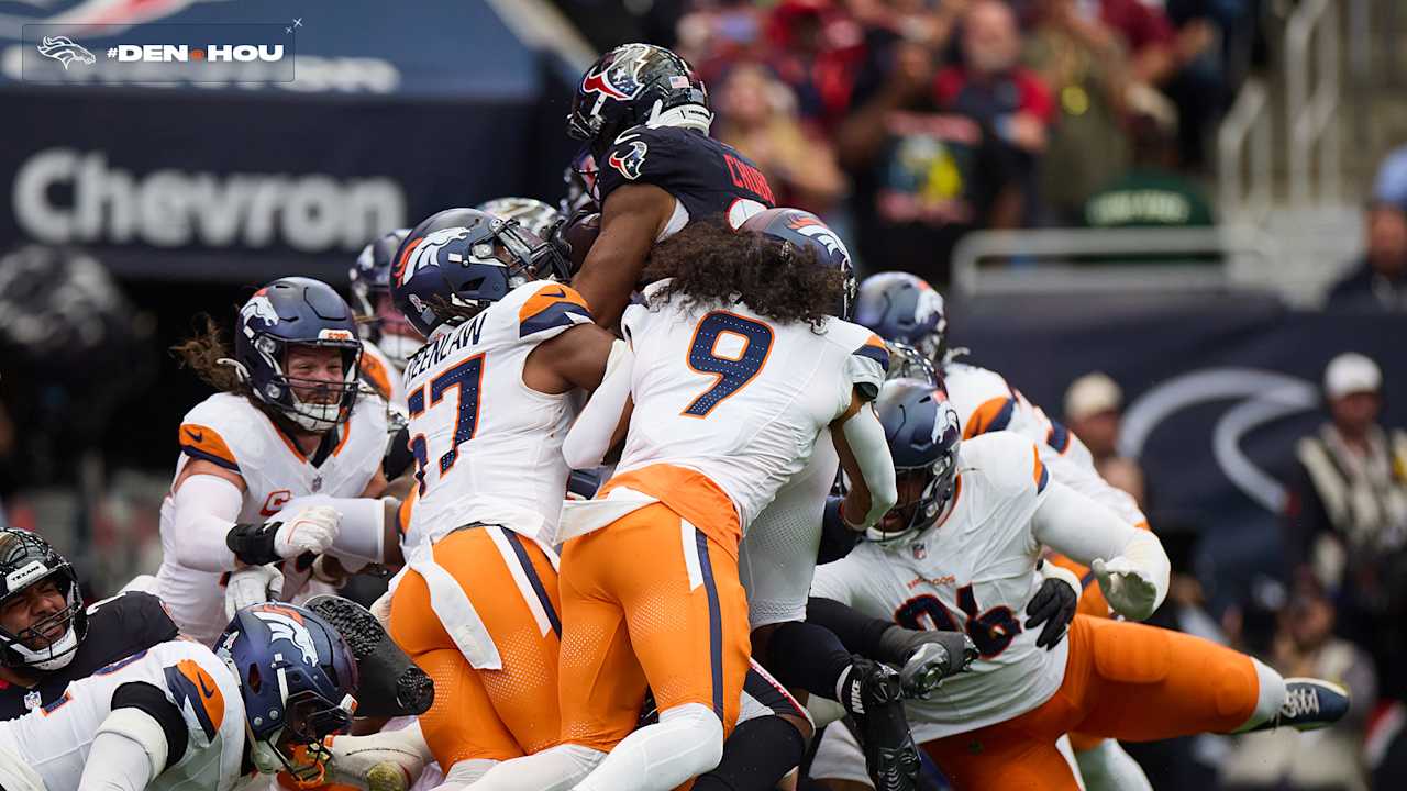 Broncos’ defense comes up with momentum-changing goal-line stands, holds Texans without TD in 18-15 victory
