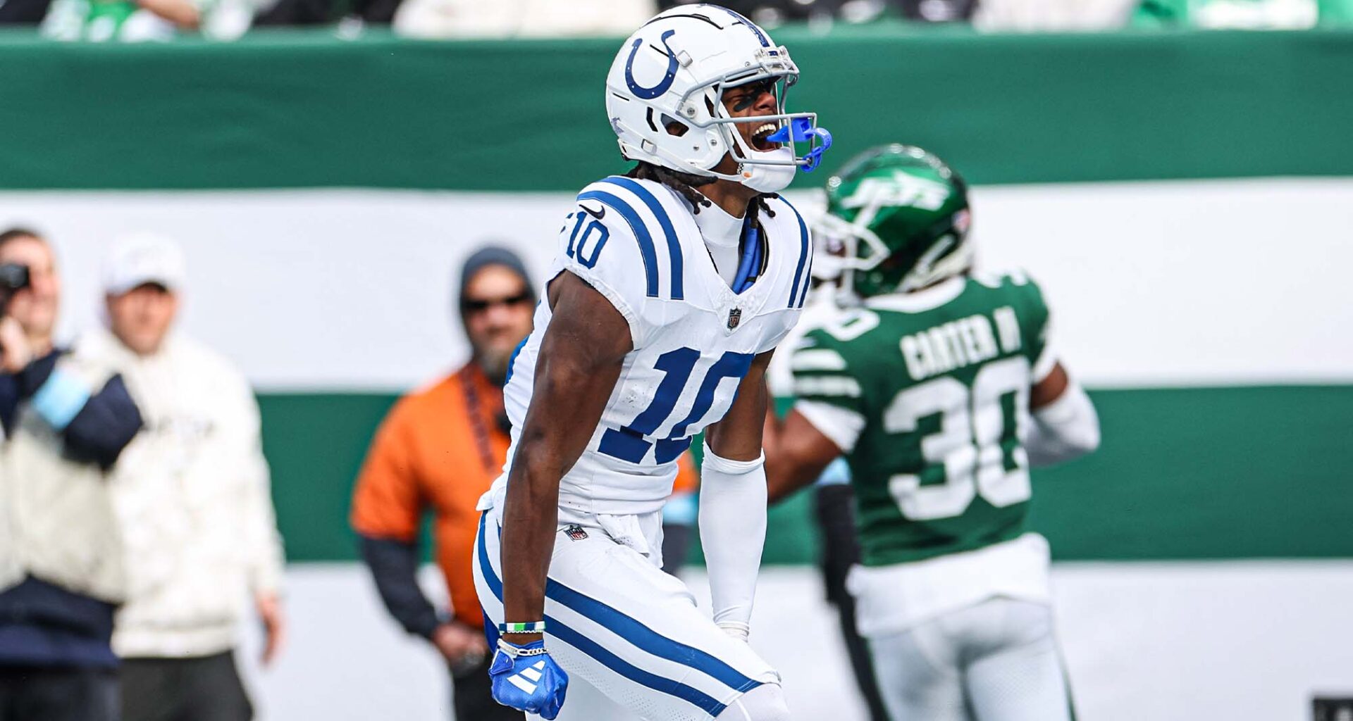 Jets' AD Mitchell has stunning numbers without Anthony Richardson