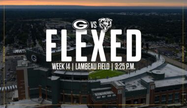 Packers-Bears Week 14 game flexed to 3:25 p.m. CT - Green Bay Packers – packers.com