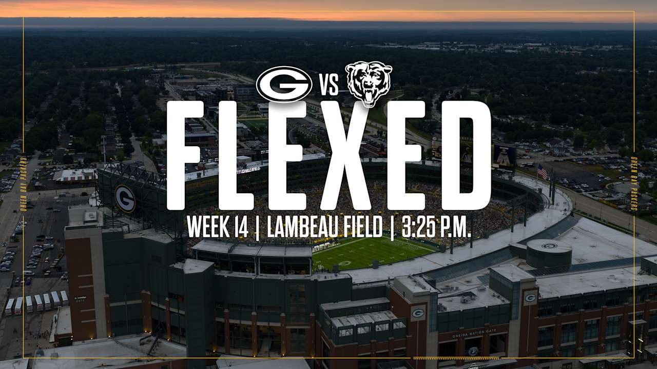 Packers-Bears Week 14 game flexed to 3:25 p.m. CT - Green Bay Packers – packers.com