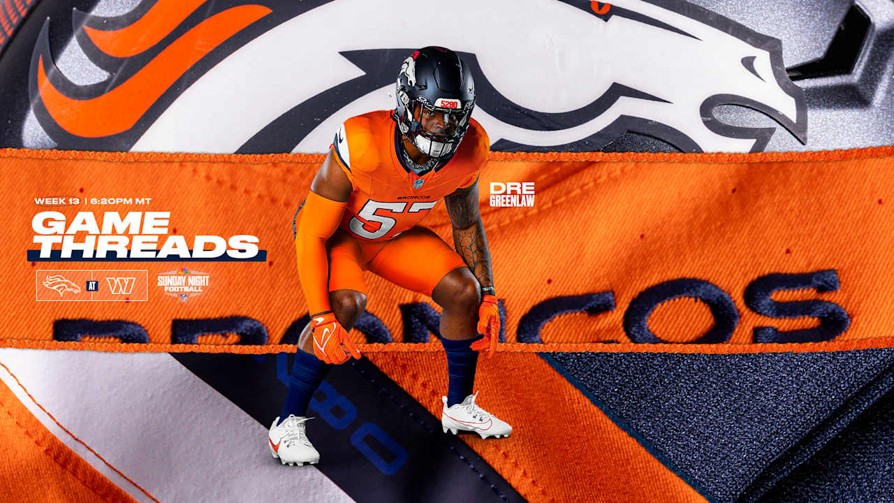 Broncos to wear Sunset Orange jerseys, pants vs. Commanders on ‘Sunday Night Football’