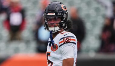 Rome Odunze not fretting over dad's shots at Bears following WR's catchless game vs. Bengals