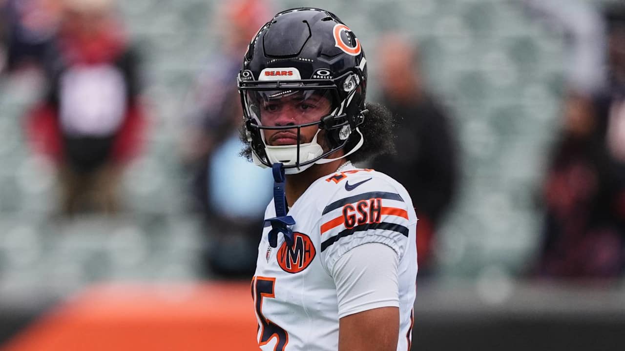 Rome Odunze not fretting over dad's shots at Bears following WR's catchless game vs. Bengals
