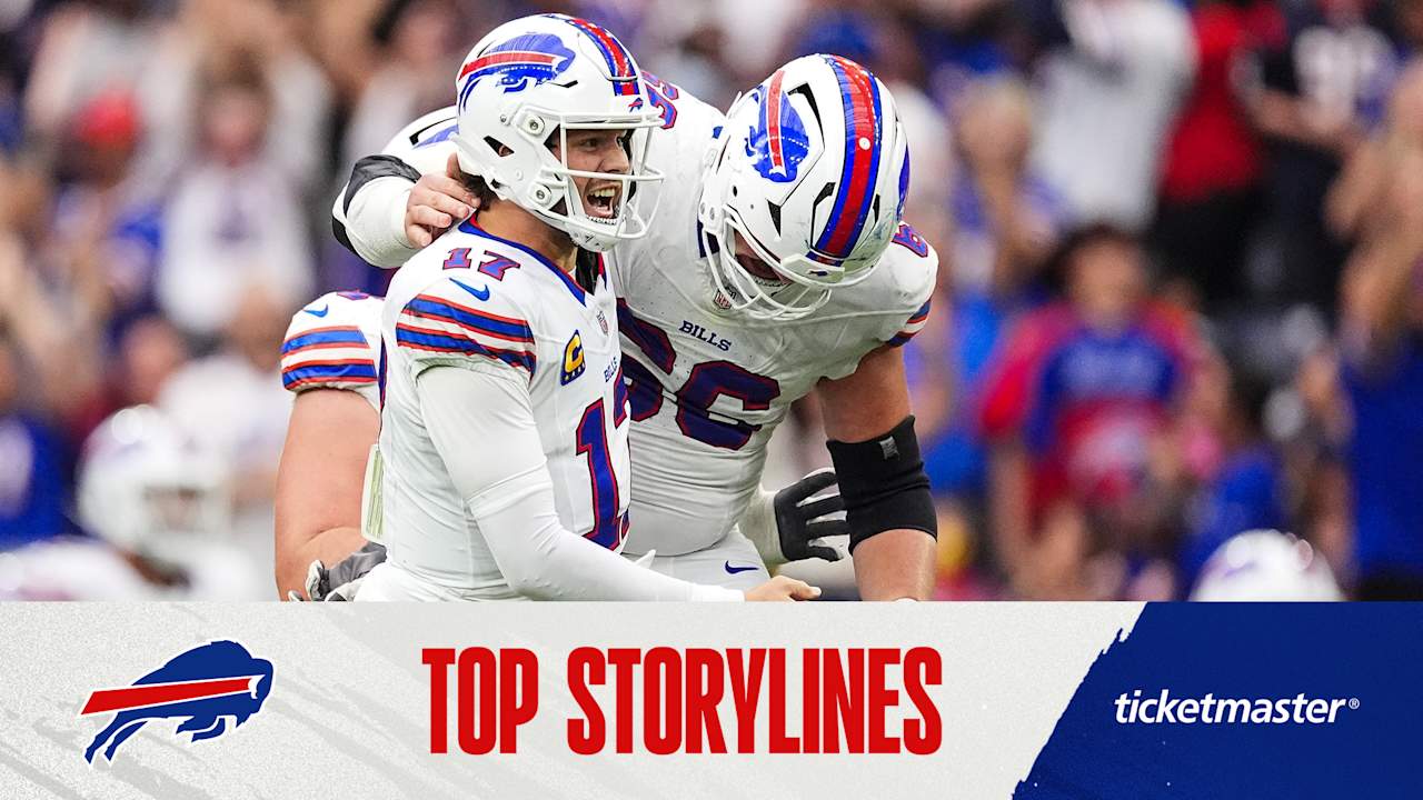 Top 5 storylines for Bills at Texans