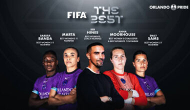 Five Orlando Pride team members nominated for The Best FIFA Football Awards 2025