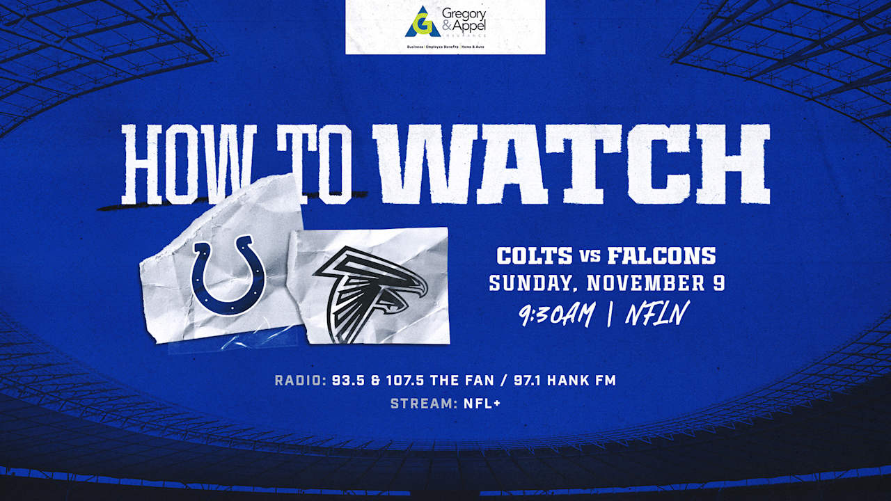 How to watch the Atlanta Falcons at Indianapolis Colts on November 9, 2025 in Berlin, Germany