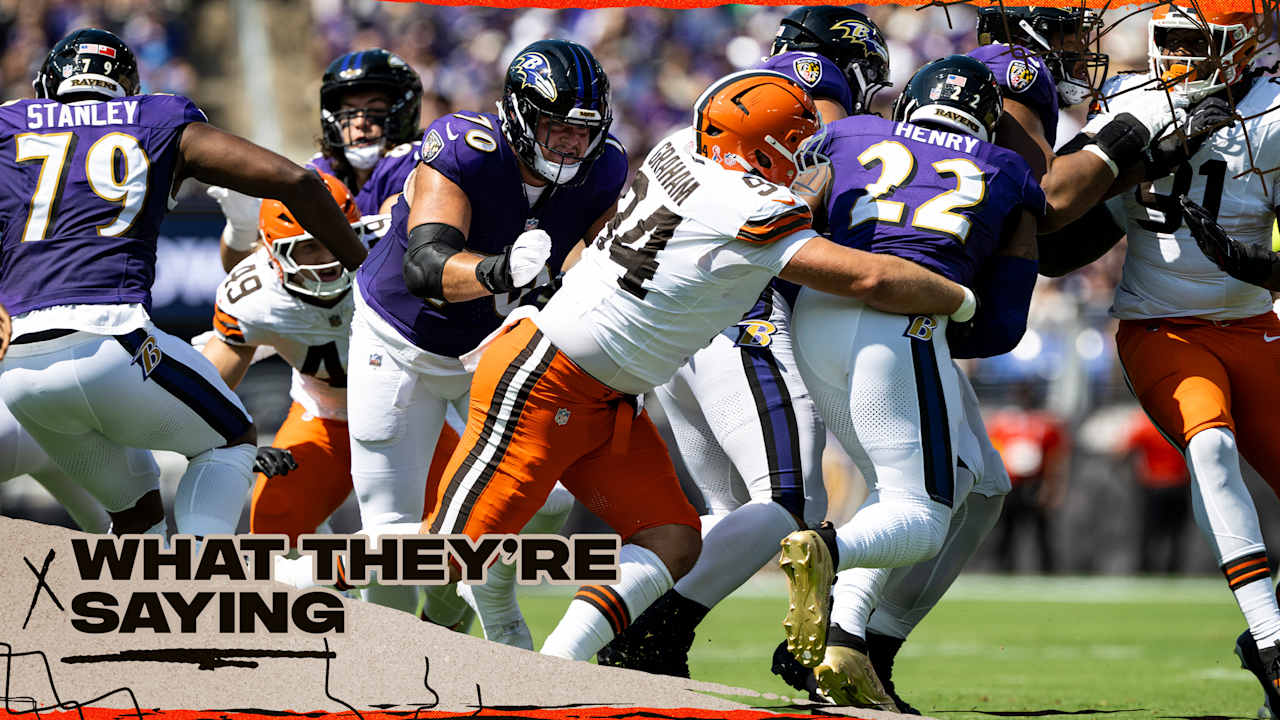 What the Ravens are saying about the Browns ahead of Week 11