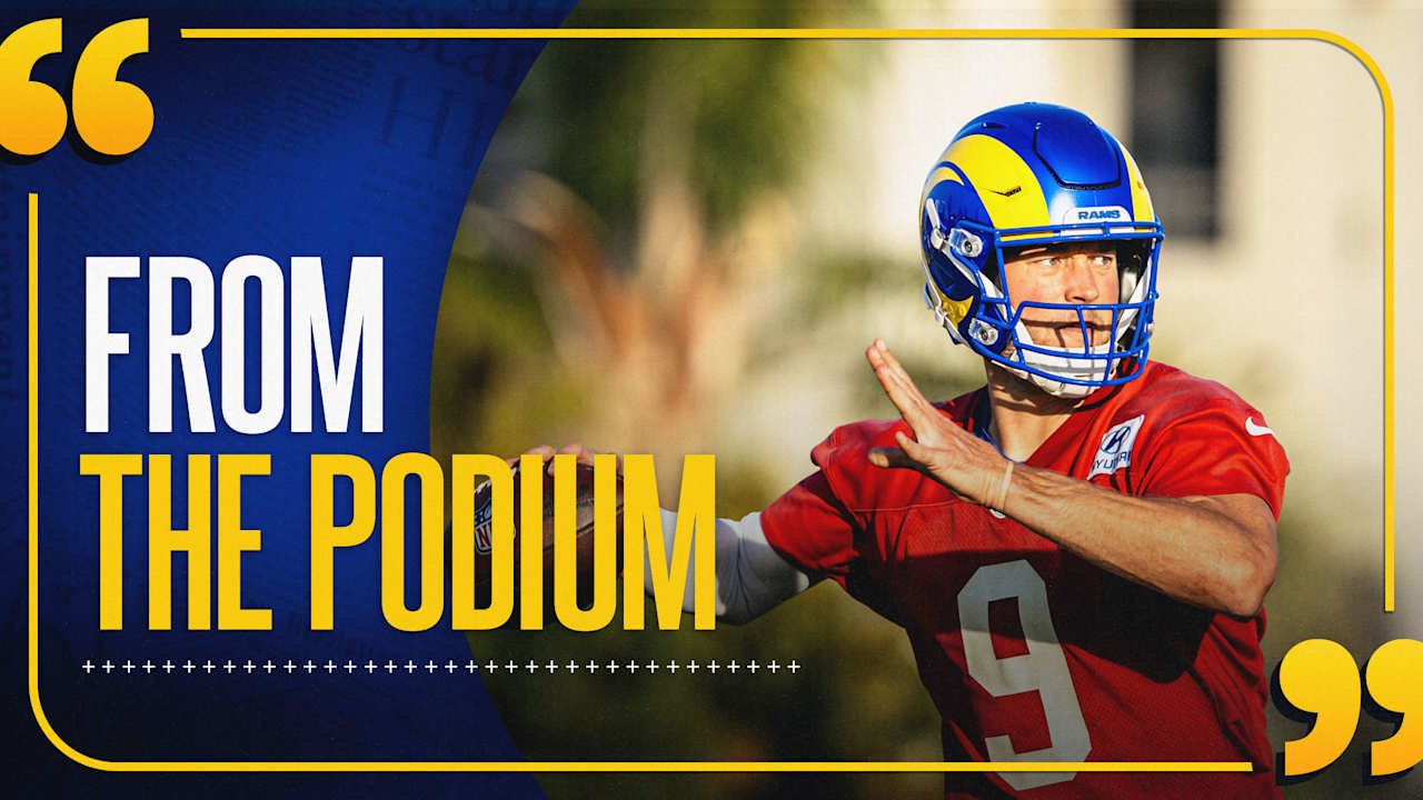 Sean McVay, Matthew Stafford and Davante Adams on Rams' preparation for Buccaneers in Week 12, dealing with injuries