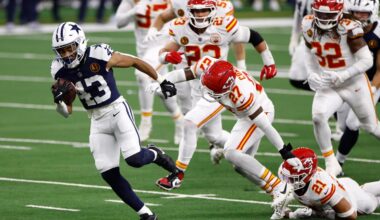 Cowboys hit the ground running with 17-14 lead over Chiefs in Thanksgiving Day thriller