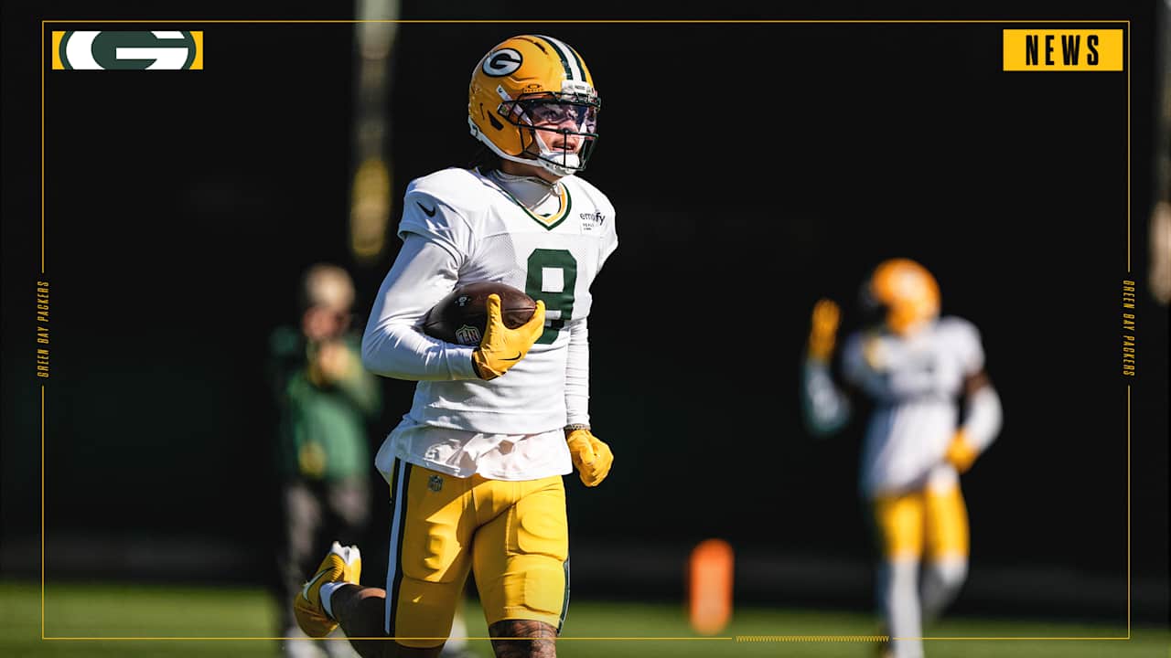 WR Christian Watson has enjoyed finding football groove again