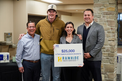 TORK DONATES $25,000 IN SUSTAINABLE HYGIENE PRODUCTS TO RAWHIDE YOUTH SERVICES AS PART OF ITS PARTNERSHIP WITH THE PACKERS