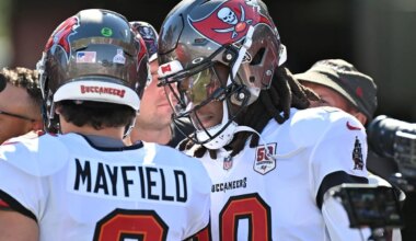 Bucs Qbs Baker Mayfield And Teddy Bridgewater