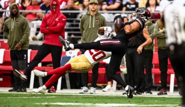 In First Game As WR1, Michael Wilson Finishes With Career Day