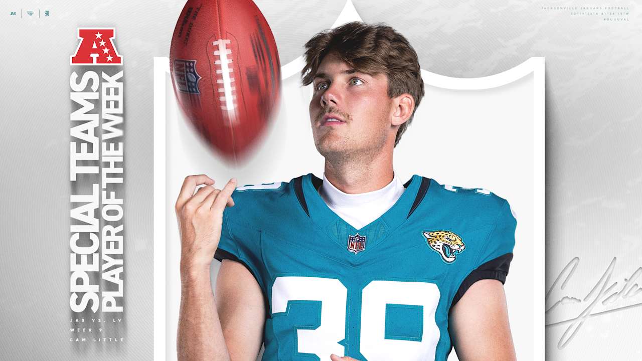 Jaguars K Cam Little Wins AFC Special Teams Player of the Week