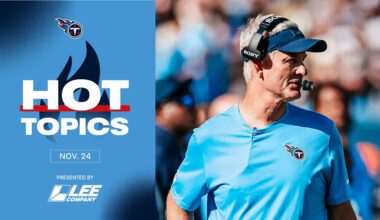 Hot Topics From Titans Interim HC Mike McCoy's Monday Presser 