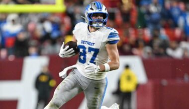 Lions place Sam LaPorta (back) on injured reserve; TE to miss at least four games