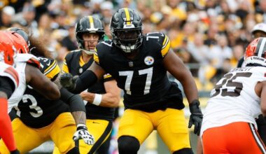 Broderick Jones injury: Steelers starting LT expected to miss rest of 2025 season