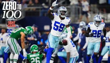 The numbers behind Cowboys' 24-21 win over Eagles