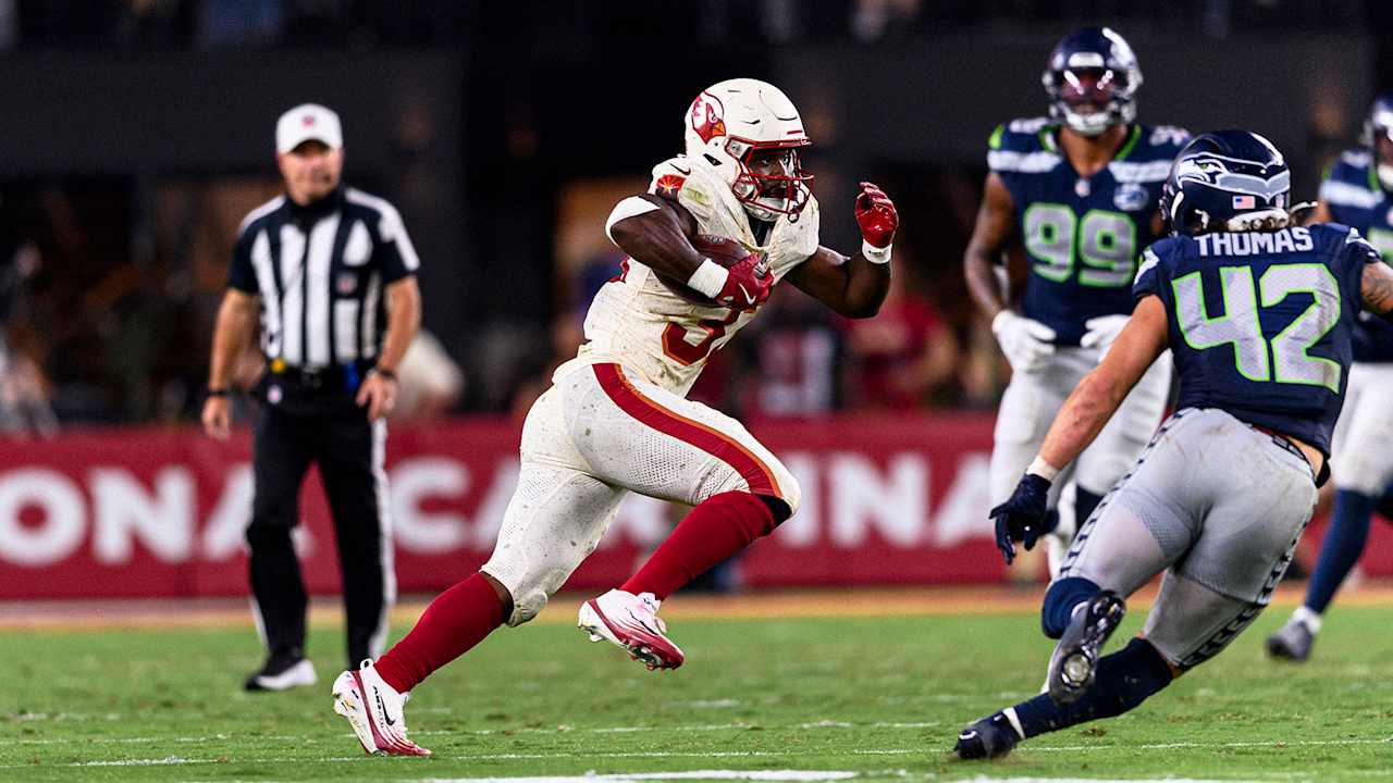 Cardinals RB Trey Benson back at practice and designated to return from IR, team signs punter Matt Haack