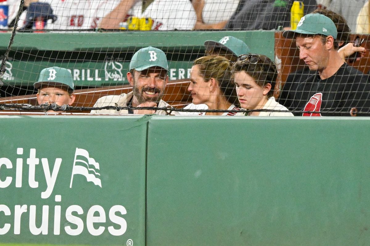 Ben Affleck and Jennifer Garner made a family trip to Boston with their kids to watch the Boston Red Sox game
