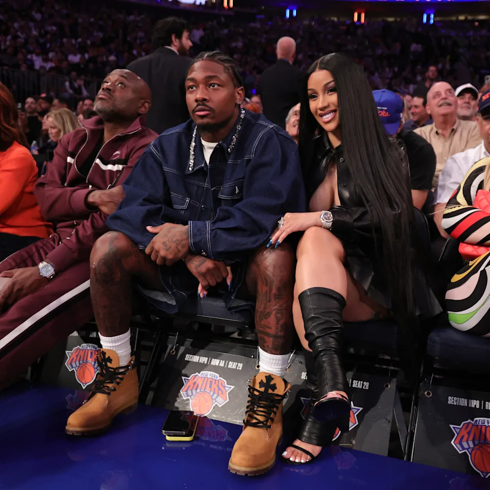 Diggs welcomed an infant son with Cardi B earlier this month. NBAE via Getty Images