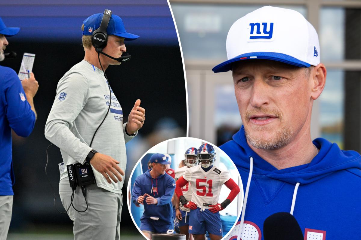 Meet Charlie Bullen, the Giants’ energetic new interim defensive coordinator