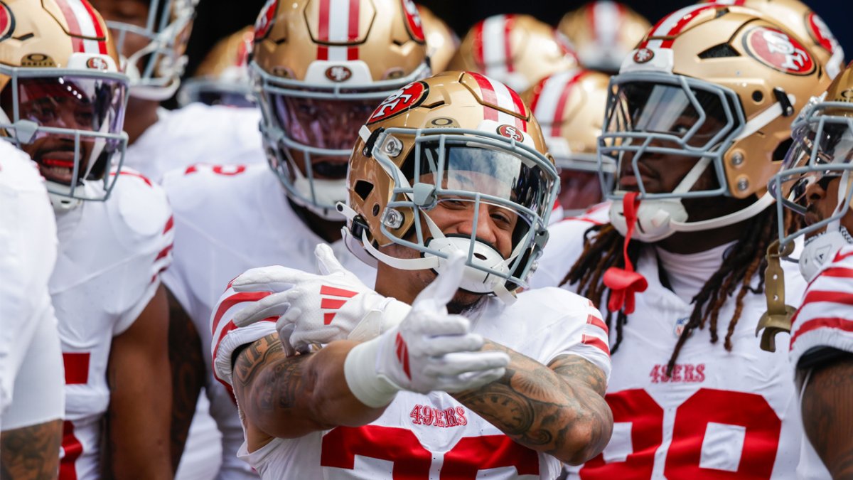 Why George Kittle urged Chase Lucas to break 49ers huddle – NBC Sports Bay Area & California