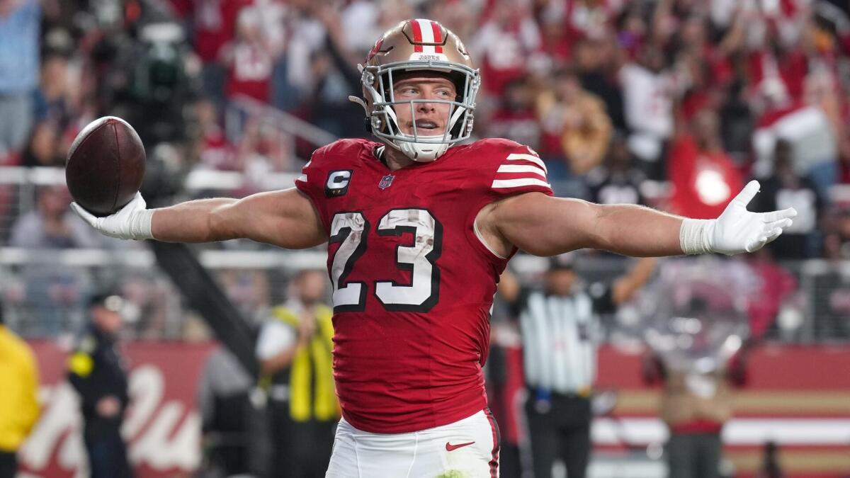 Week 9 NFL player props, picks odds: Target Christian McCaffrey with Week 9 NFL bets