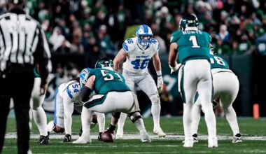 Observations from the Detroit Lions' Week 11 loss to the Philadelphia Eagles