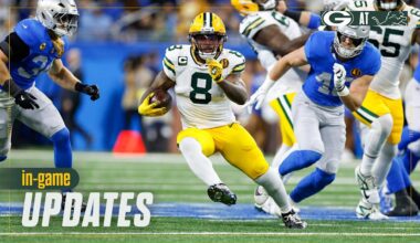 Packers lead Lions 3-0 after first quarter
