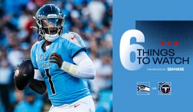 Six Things to Watch for the Titans in Sunday's Game vs the Seahawks