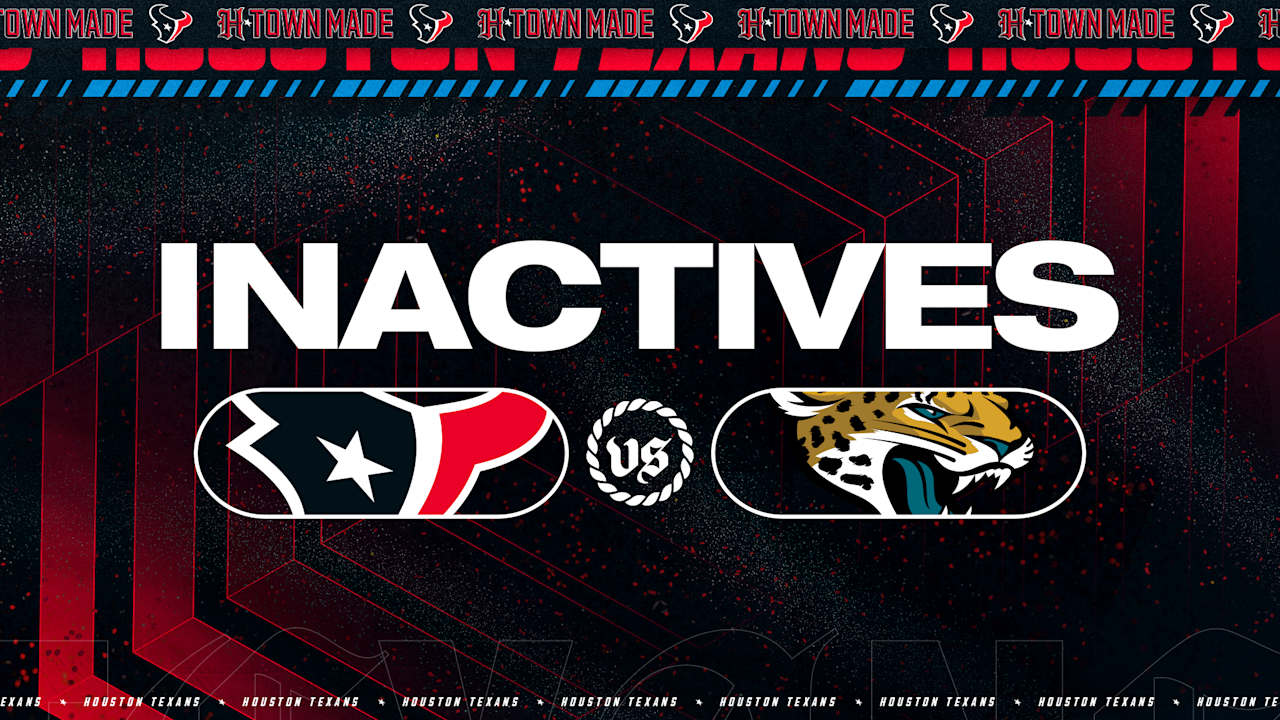 Inactives: Week 10