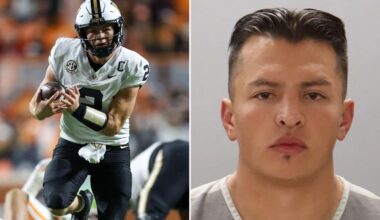 Vanderbilt quarterback Diego Pavia's brother arrested for public intoxication at game for second time this season