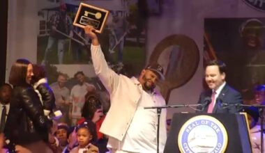 Bills' Dawkins presented with key to the city of Buffalo