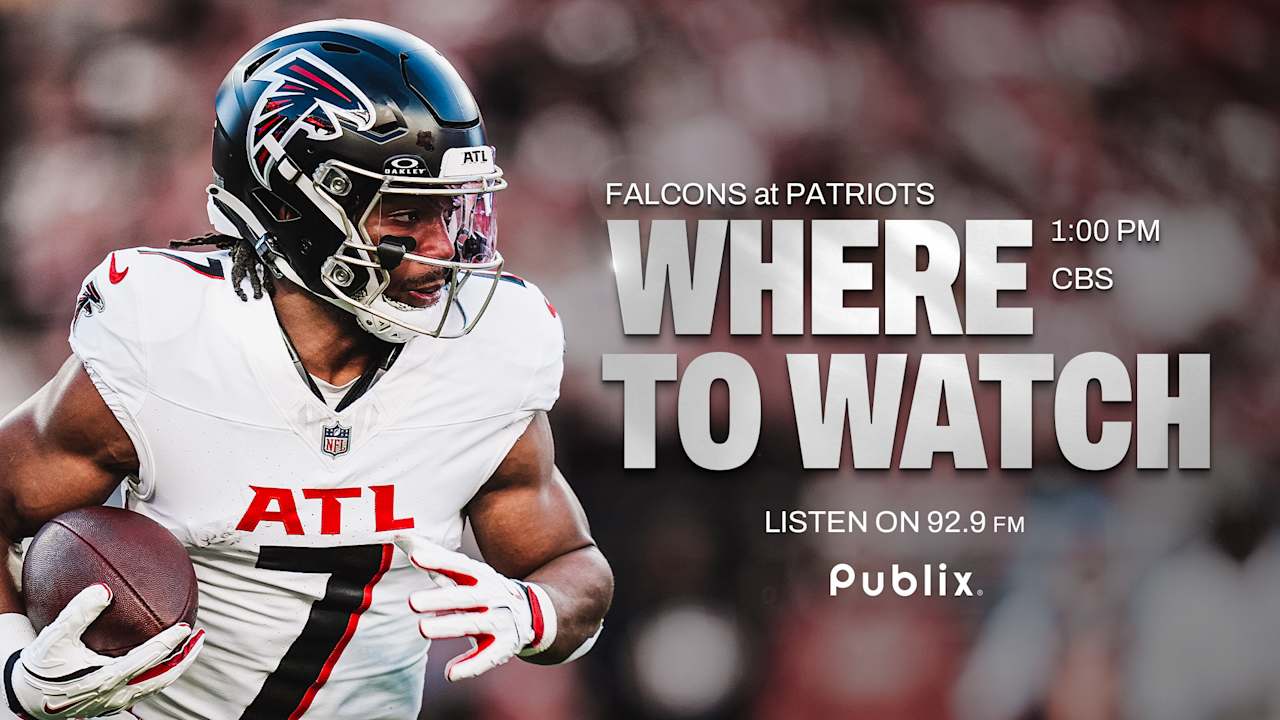 Where to watch Falcons at Patriots